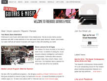 Tablet Screenshot of guitarsatlanta.com